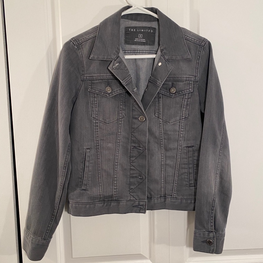 Stonewashed Black Jean Jacket